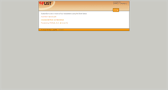 Desktop Screenshot of lists.accordionapocalypse.com